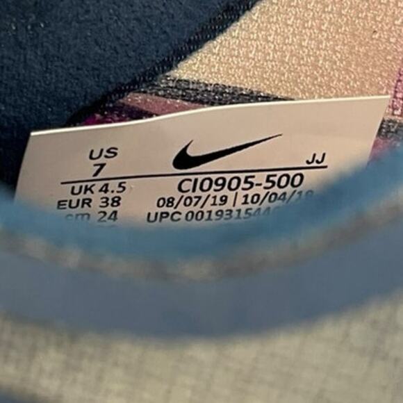 Women's Nike Vista Lite CI0905-500 Mesh Athletic Running Shoes Size 7 Purple - Picture 6 of 6